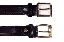 Classic Everyday Black Leather Belt