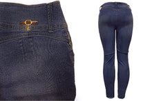 Mid-Rise Skinny Denim Push-Up Jeans