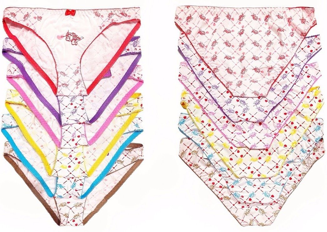 Cupid Angels & Hearts Bikini Panties