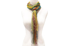 Colorful Spring Sequin Fringed Scarf