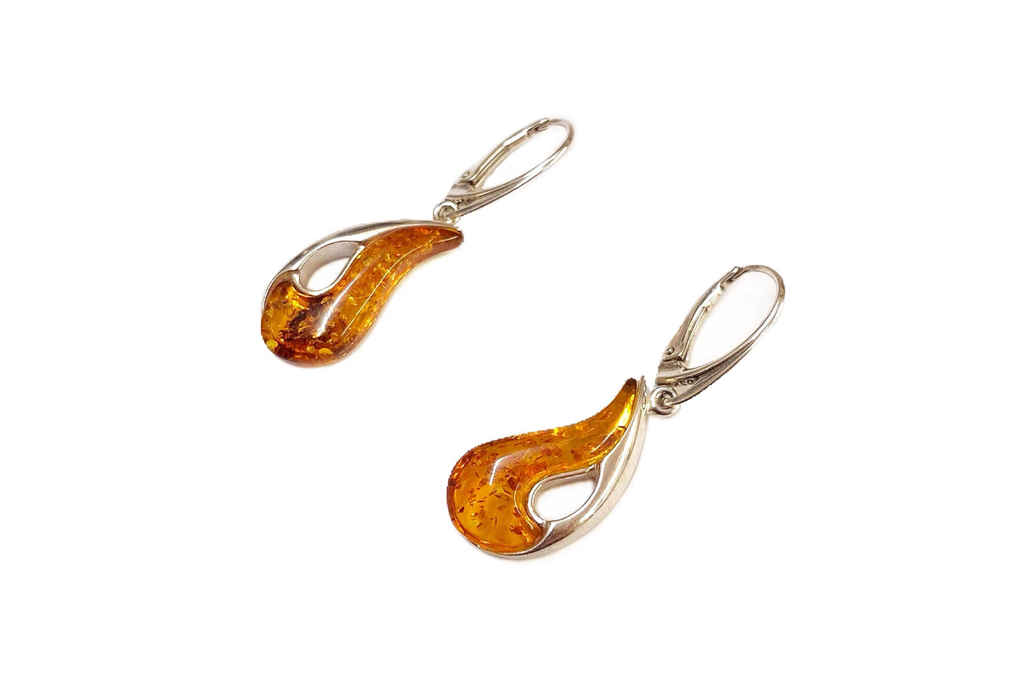 Baltic Amber Gemstone Earrings #7