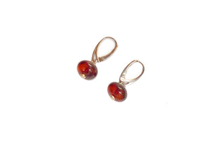 Natural Baltic Amber Gemstone Earrings