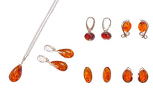 Natural Baltic Amber Gemstone Earrings