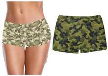 Military Inspired Camouflage Boyshort Panties