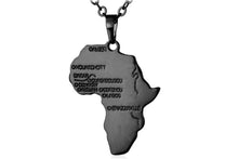Africa Map Pendant Necklace (4 Colors)